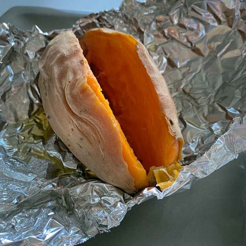 Baked Potato in Aluminum Foil